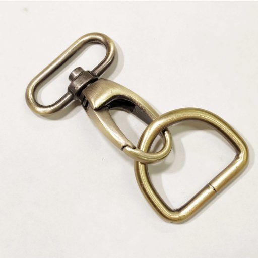 carabiner, 30 mm, Antique