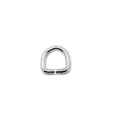 Iron D-ring, 12 mm, Nickel