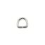 Iron D-ring, 12 mm, Nickel