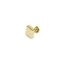 Square Design Rivet, 9x9 mm, Gold Colour