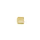 Square Design Rivet, 9x9 mm, Gold Colour