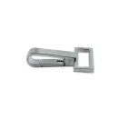 Fix carabiner, Nickel, 30 mm