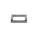 Zinc Alloy Angular Handbag Strap Holder, 30 mm, Nickel