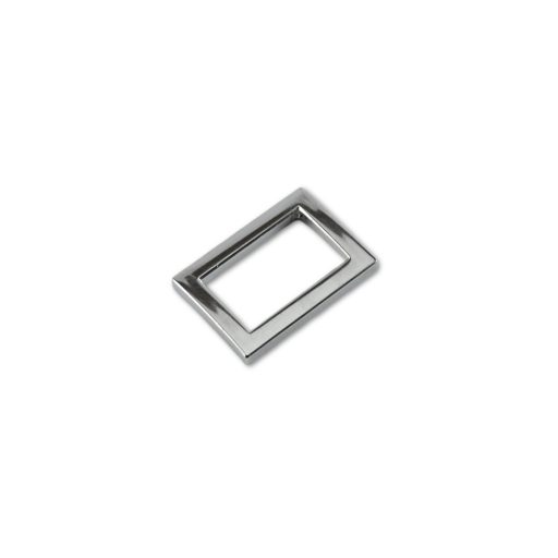 Zinc Alloy Angular Handbag Strap Holder, 30 mm, Nickel