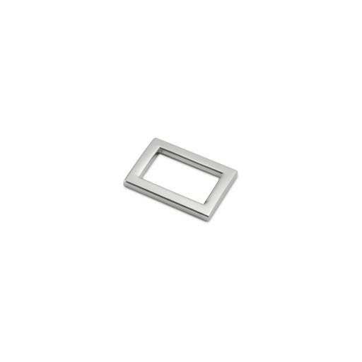 Zinc Alloy Angular Handbag Strap Holder, 30 mm, Nickel