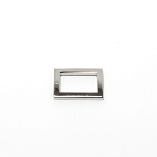 Zinc Alloy Angular Handbag Strap Holder, 20 mm, Nickel