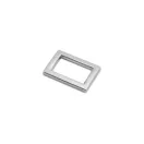 Zinc Alloy Angular Handbag Strap Holder, 20 mm, Nickel