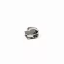 Zipper Slider, Nickel, for 5 mm Plastic Zipper - RT10