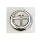 Bold Round Women’s Belt Buckle, 40 mm