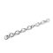 Round Link  Handbag Chain, Nickel, 9 mm x 12 mm