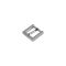 Angular Buckle, Nickel, 15 mm