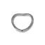 Key Ring, Nickel, 33 mm