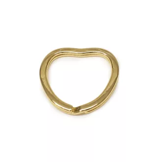 Key Ring, Nickel, 33 mm