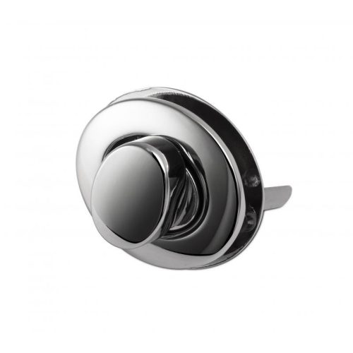 Oval Turning Lock, Nickel, 27 mm x 23 mm