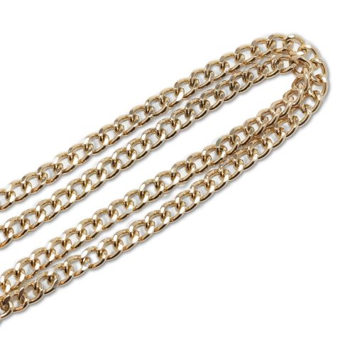 Handbag Chain, Gold, 6 mm x 8 mm