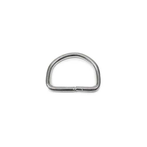 Iron D-ring, 25 mm, Nickel