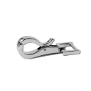 "bite" fixed carabiner , 16 mm, Nickel