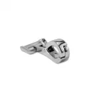 "bite" fixed carabiner , 16 mm, Nickel