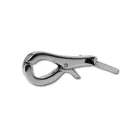 "bite" fixed carabiner , 16 mm, Nickel