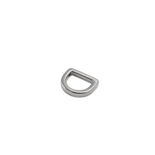D-ring Zinc Alloy, Nickel, 10 mm