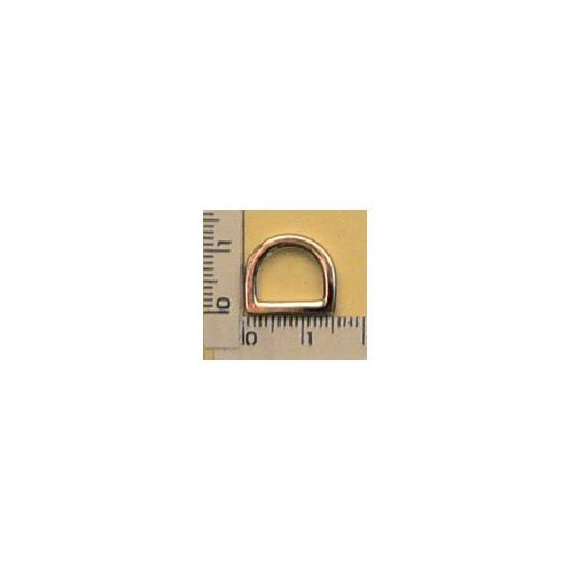D-ring Zinc Alloy, Nickel, 10 mm