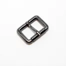 Roller Buckle, Gun Metal, 30 mm