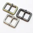 Roller Buckle, Gun Metal, 30 mm