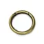 Round Spring Hook, 40 mm, Brass colour