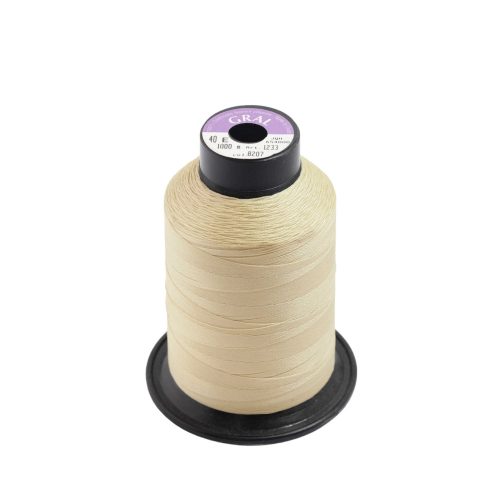 Thread For Leather Sewing, Beige, 40