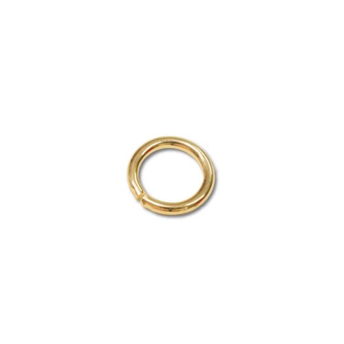 Small Iron Ring, Gold, 10 mm