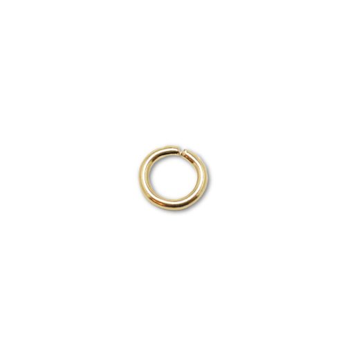 Small Iron Ring, Gold, 8 mm