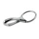 O-shaped carabiner 40mm, Nickel