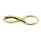 O-shaped carabiner 40mm, Gold