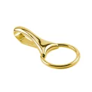 O-shaped carabiner 40mm, Gold