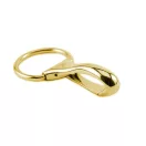 O-shaped carabiner 40mm, Gold