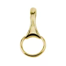 O-shaped carabiner 40mm, Gold