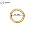 Round Spring Hook, 25 x 5 mm, Gold