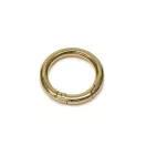 Round Spring Hook, 25 x 5 mm, Gold