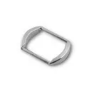 Curved Handle Holder for 20 mm Bag Straps, Nichel