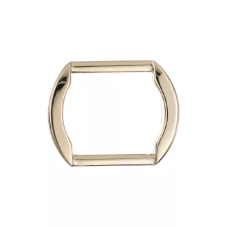 Curved Handle Holder for 20 mm Bag Straps, Gold Coloured