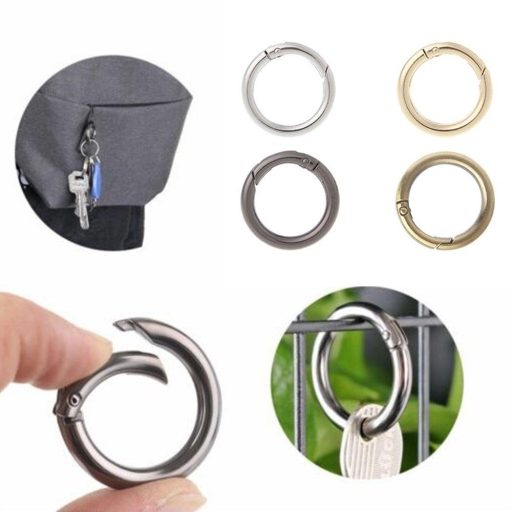 Round Spring Hook, 17 mm, Nickel