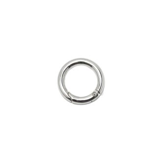 Round Spring Hook, 17 mm, Nickel
