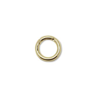 Round Spring Hook, 17 mm, Gold