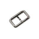 Roller Buckle, Nickel, 40 mm