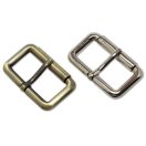 Roller Buckle, Nickel, 40 mm
