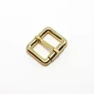 Roller Buckle, Gold, 25 mm