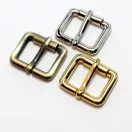 Roller Buckle, Gold, 25 mm