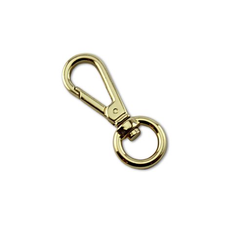 carabiner, Gold, 12 mm 