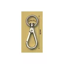 carabiner, Gold, 12 mm 