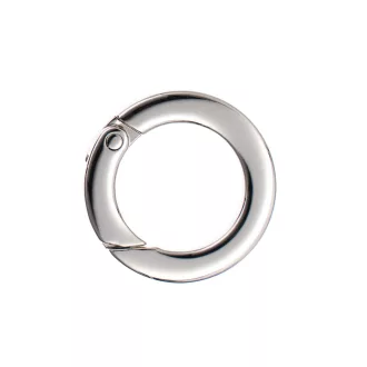 Flat Opening Ring – 20 mm, Nickel Finish